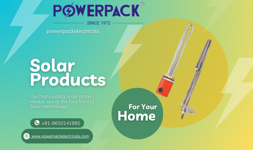 Solar Water Heater Heating Elements Made in India thru Powerpack Electricals